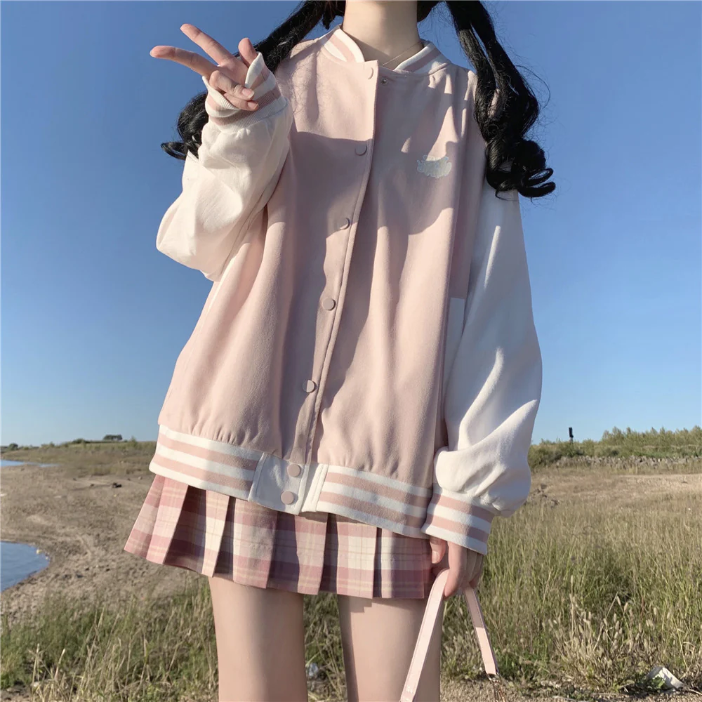 Pink baseball uniform   HA1213 - Image 5