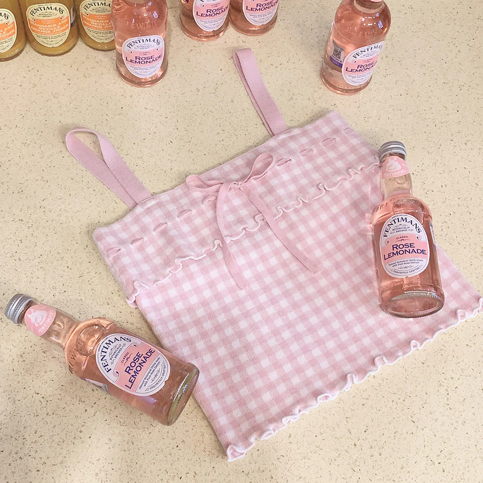 Pink Blue Plaid Sling   HA0488 - Image 3