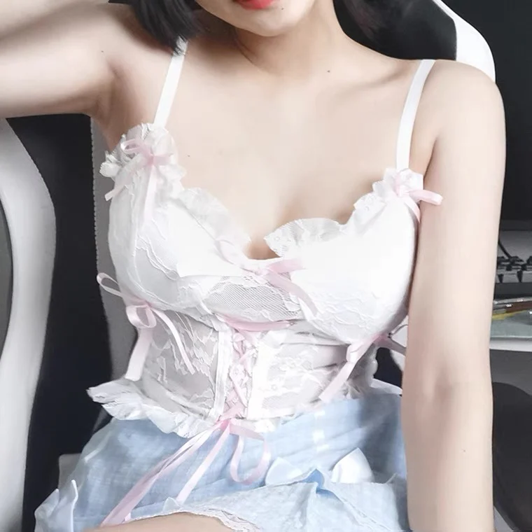 Pink Bow Camisole   HA0505 - Image 3