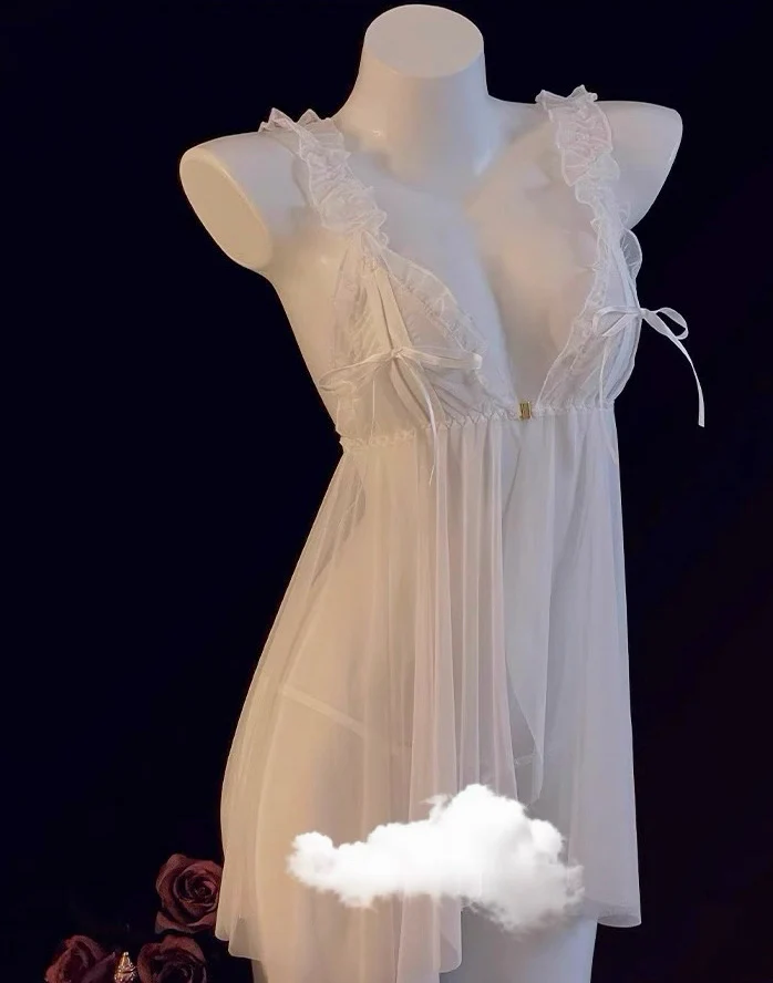 Bow mesh dress HA2861 - Image 11
