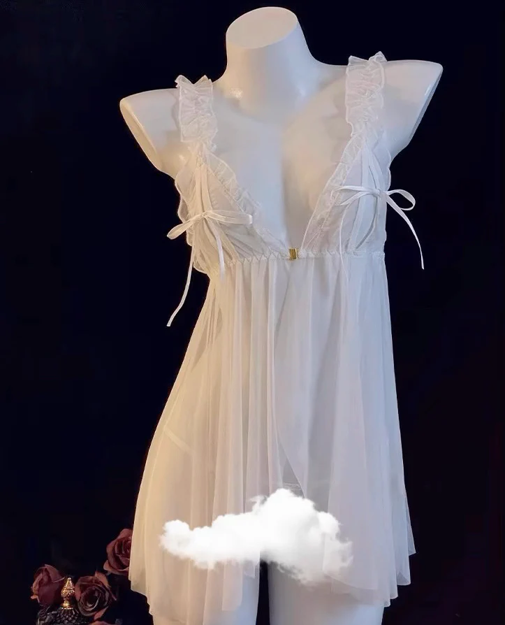 Bow mesh dress HA2861 - Image 13