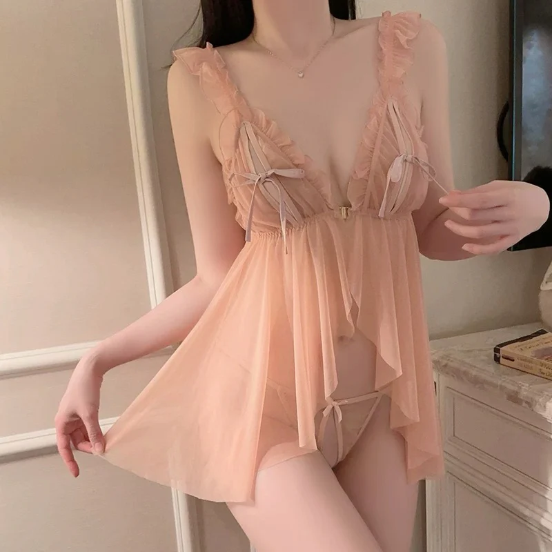 Bow mesh dress HA2861 - Image 4