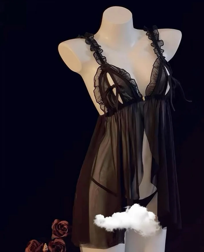 Bow mesh dress HA2861 - Image 9