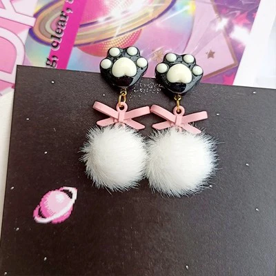 Pink Butterfly Sweet Earrings HA1972 - Image 7