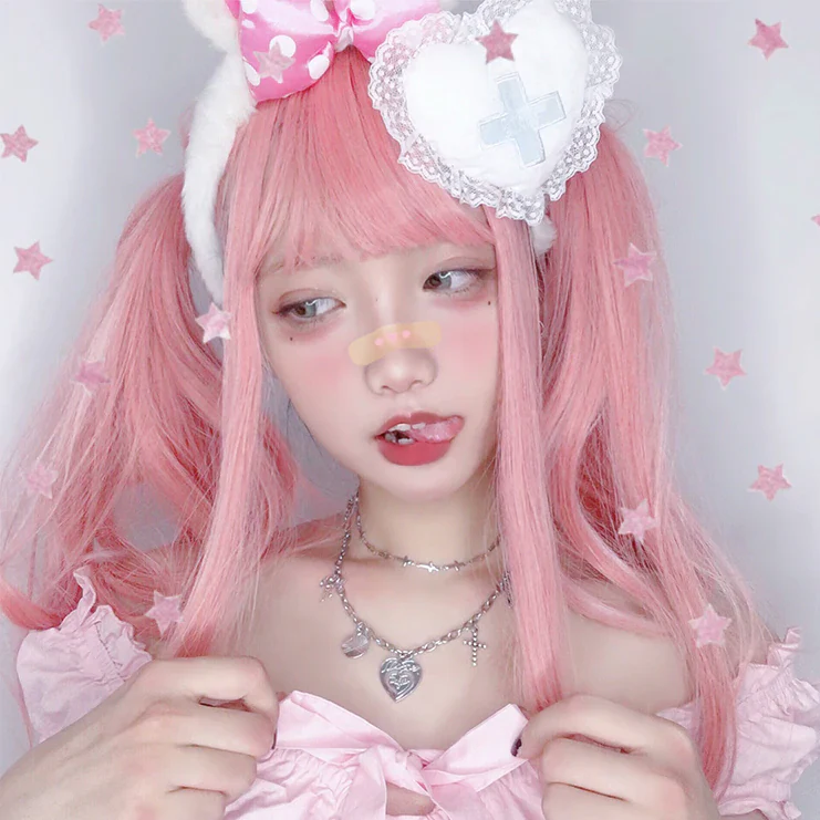 Pink Color Gradient Long Hair  HA0258 - Image 6