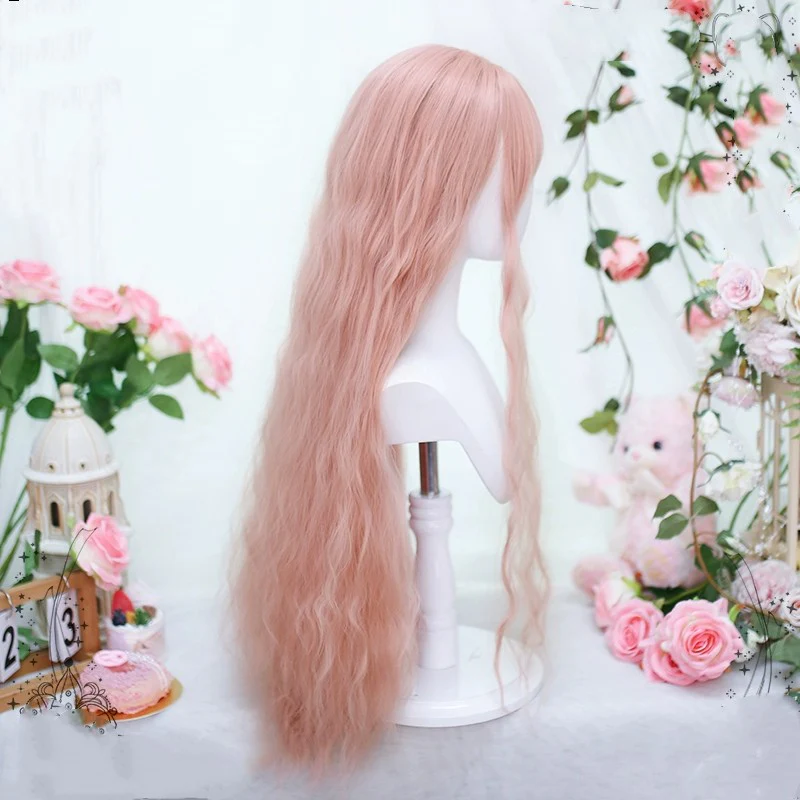 Pink cute soft girl with long hair HA1963 - Image 3