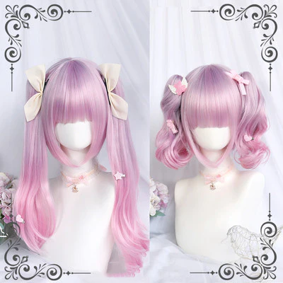 Pink Detachable Ponytail Wig   HA0429 - Image 2