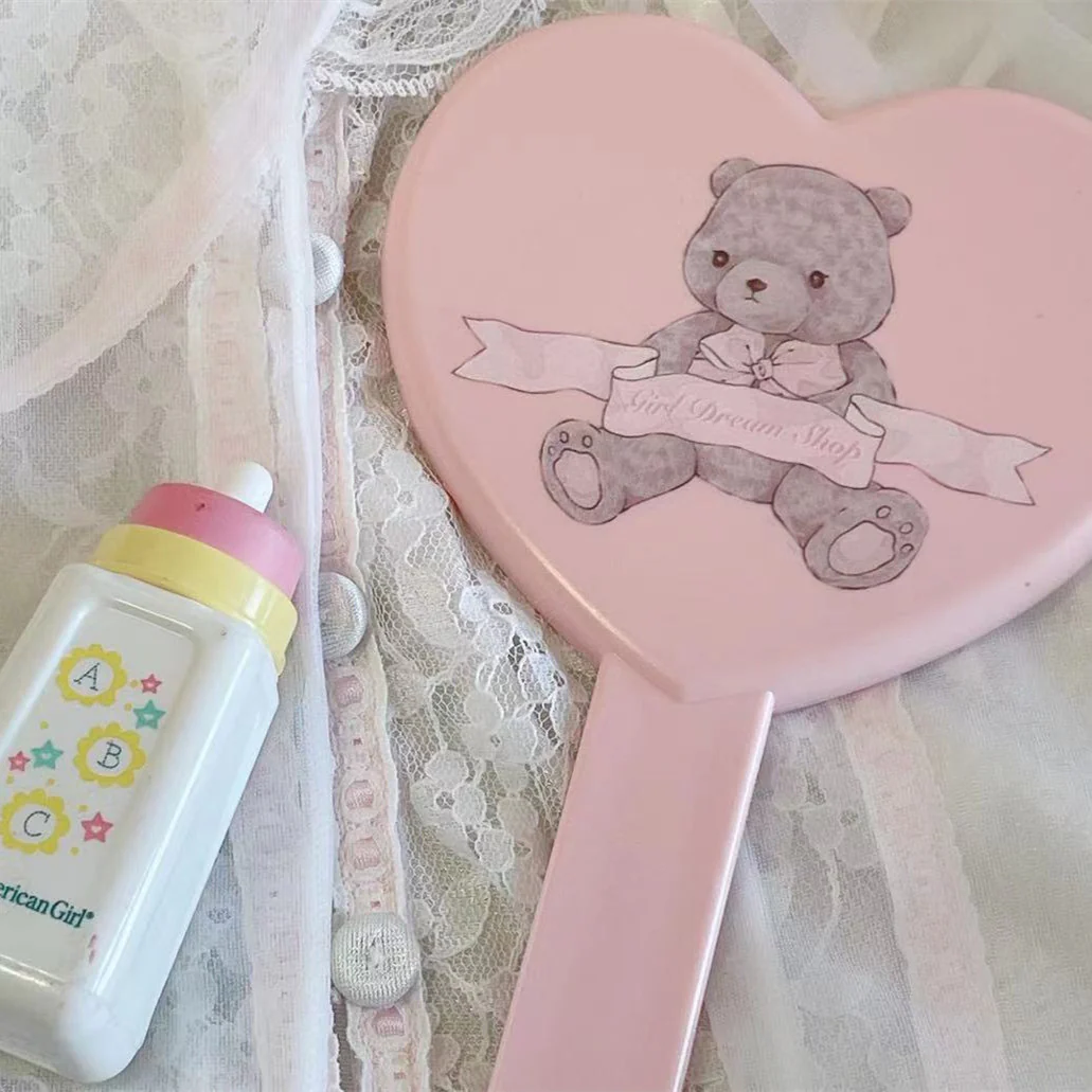 Pink Doll Bear Makeup Mirror  HA1212 - Image 4