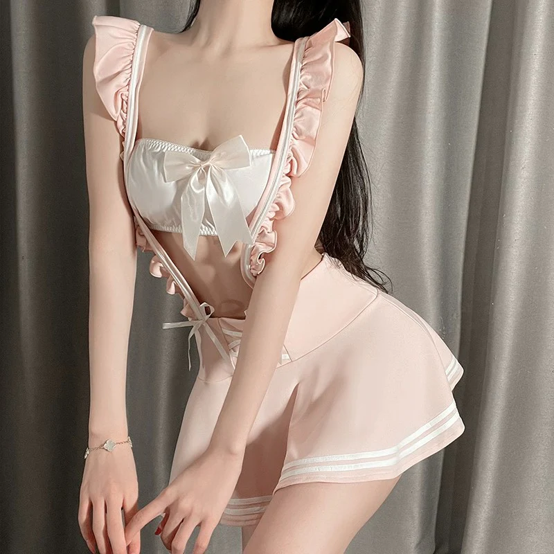Pink Halloween cosplay bunny girl uniform   HA1811 - Image 4