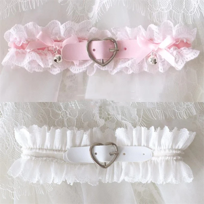 Pink Heart Choker Necklace HA2062