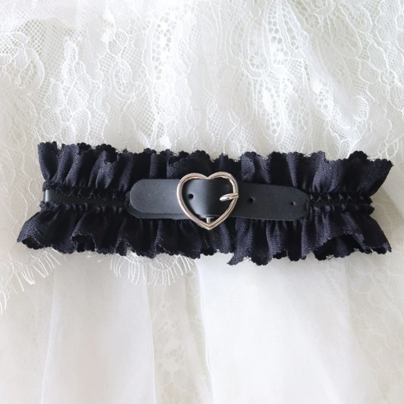 Pink Heart Choker Necklace HA2062 - Image 5