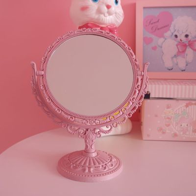 Pink Heart Rotating Makeup Mirror  HA1224 - Image 5