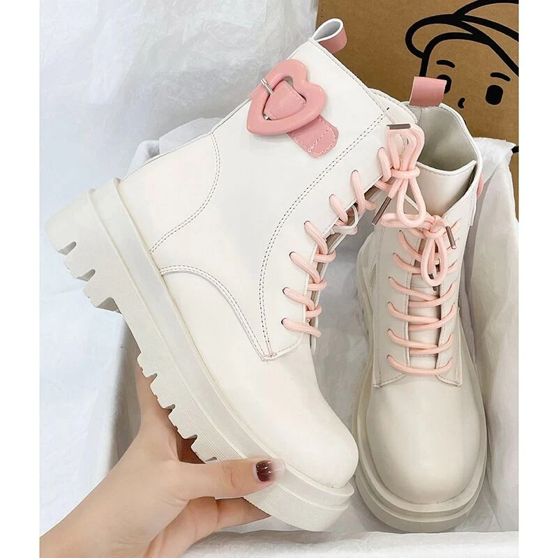 Pink martin boots   HA1335 - Image 3