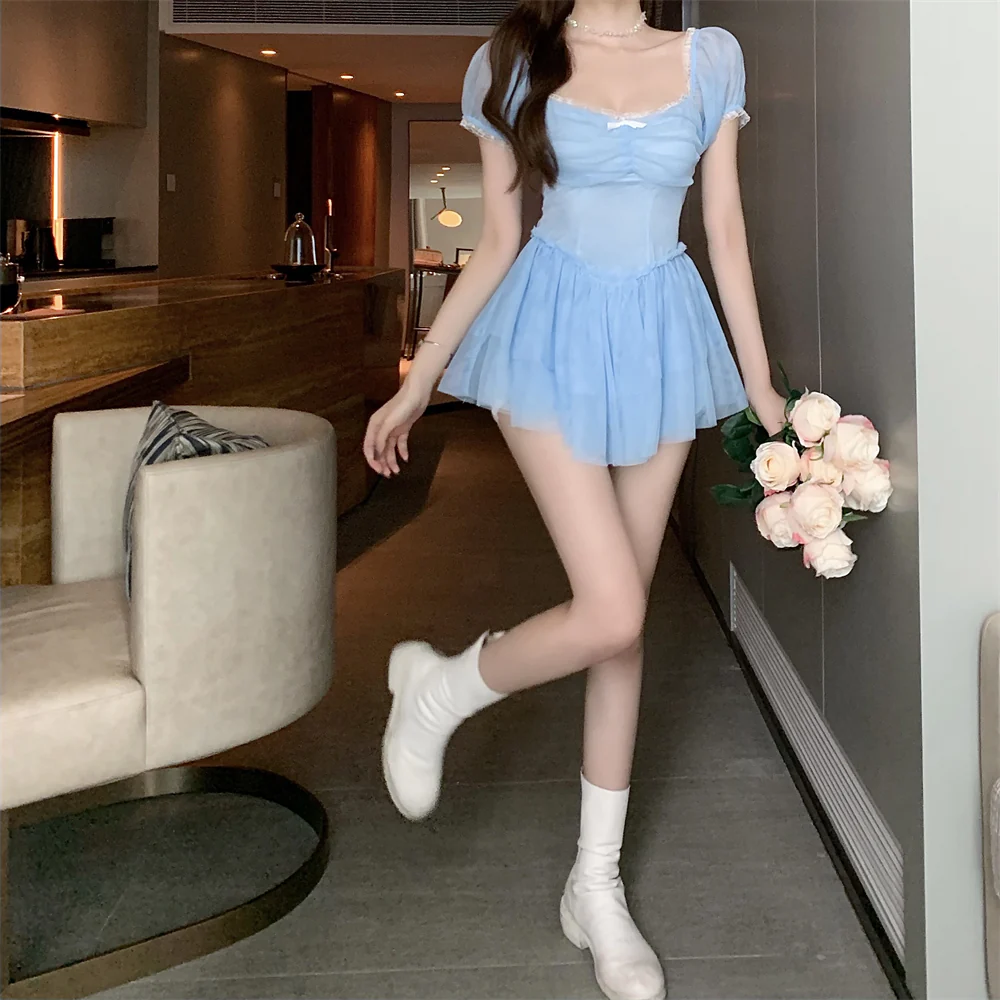 Pink Mesh Sweet First Love Dress   HA0349 - Image 4