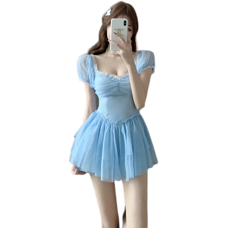 Pink Mesh Sweet First Love Dress   HA0349 - Image 5