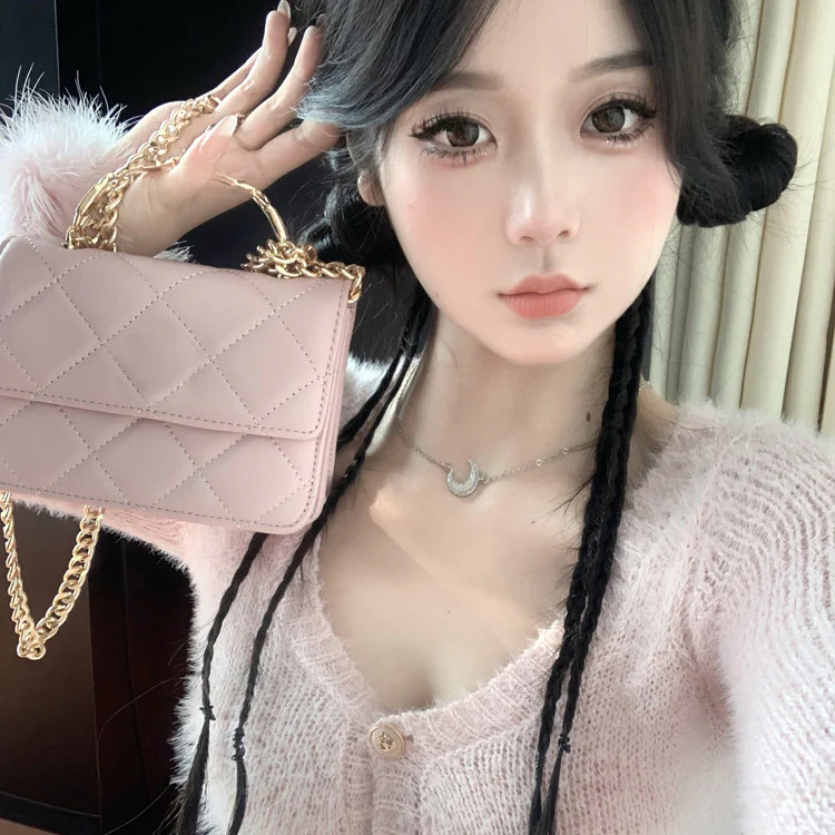 Pink Mink Fleece Knit Cardigan   HA1205 - Image 4