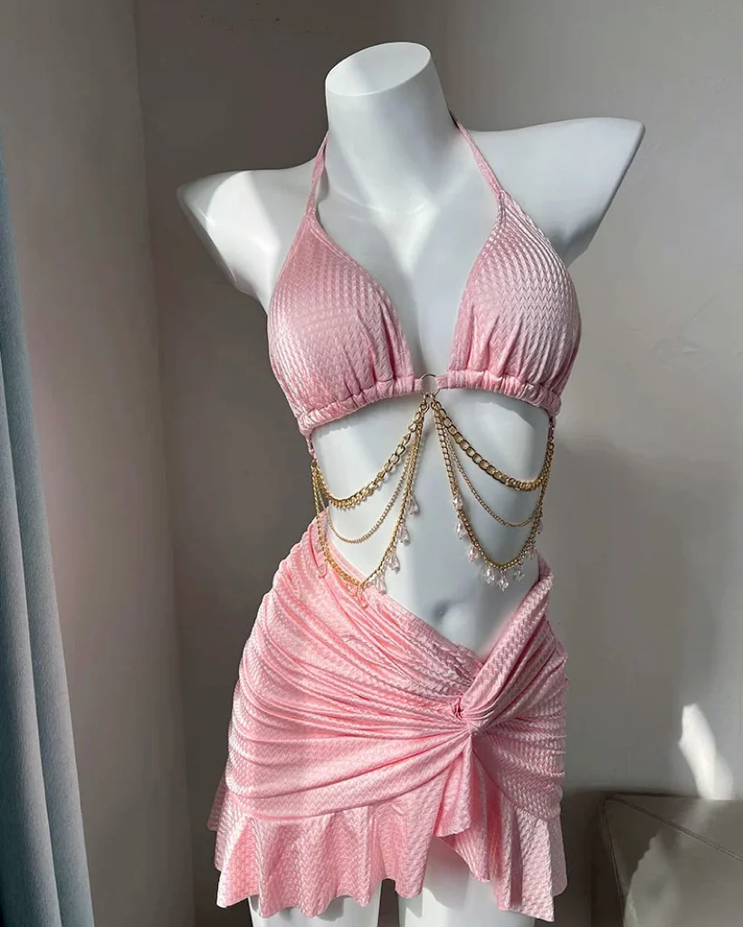 Pink sweet swimsuit HA2472 - Image 6