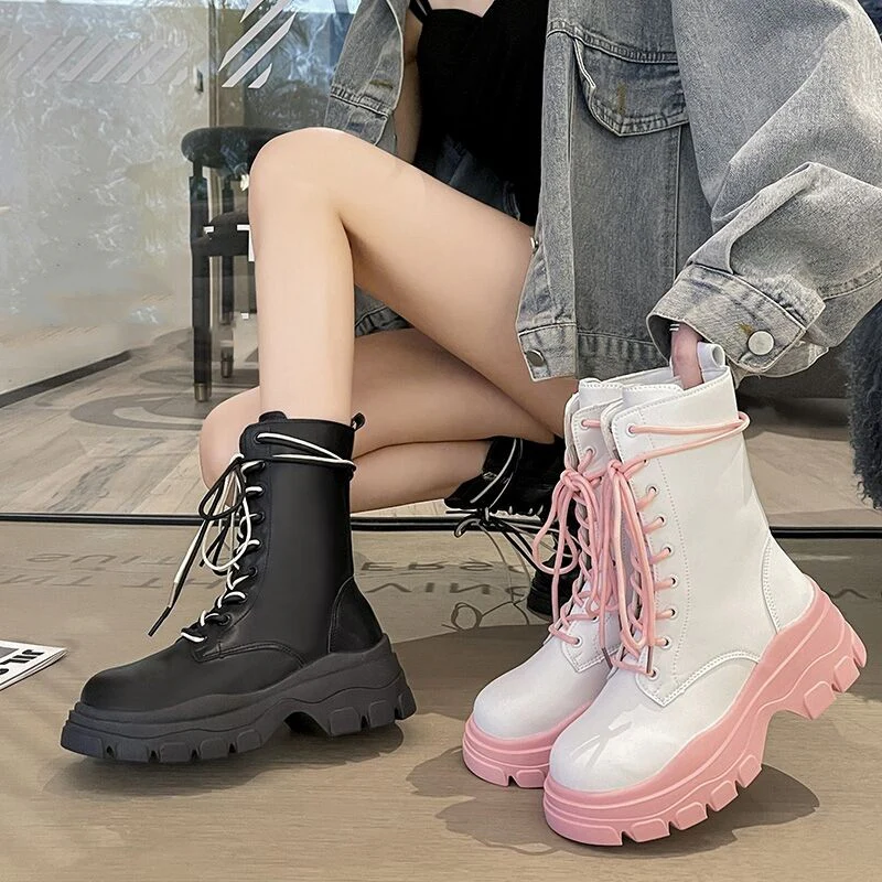Platform platform martin boots  HA1391 - Image 3