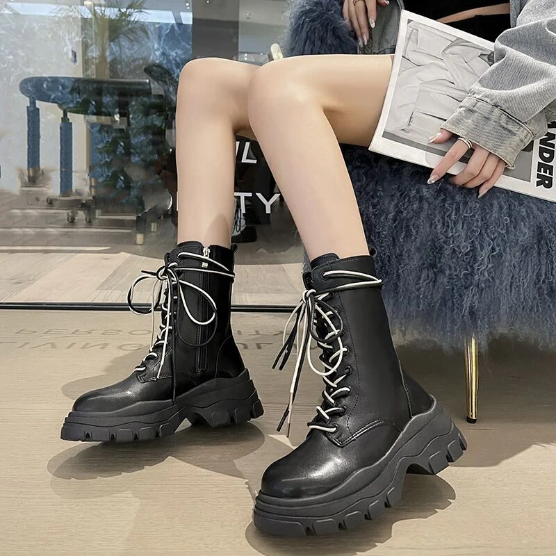 Platform platform martin boots  HA1391 - Image 5
