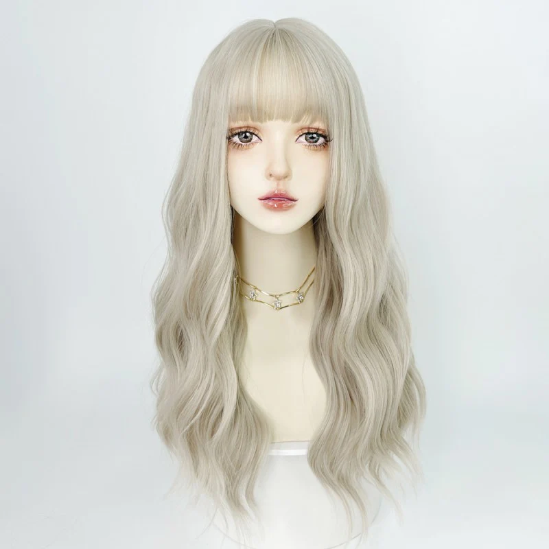 Platinum light long curly hair   HA1695 - Image 5