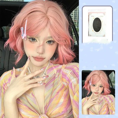 Platinum short curly wig   HA2052 - Image 2