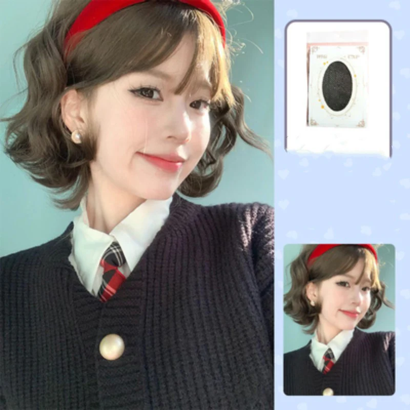 Platinum short curly wig   HA2052 - Image 3