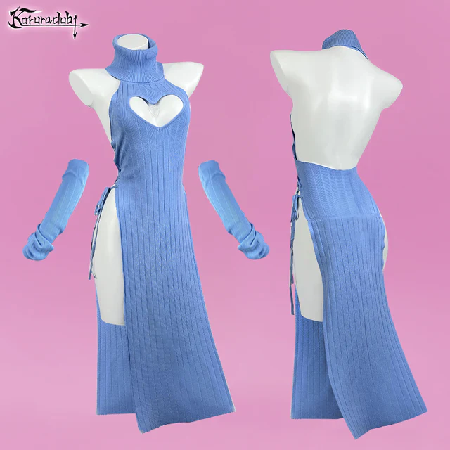 Plus Size Heart-Shaped Cheongsam KO59 - Image 14