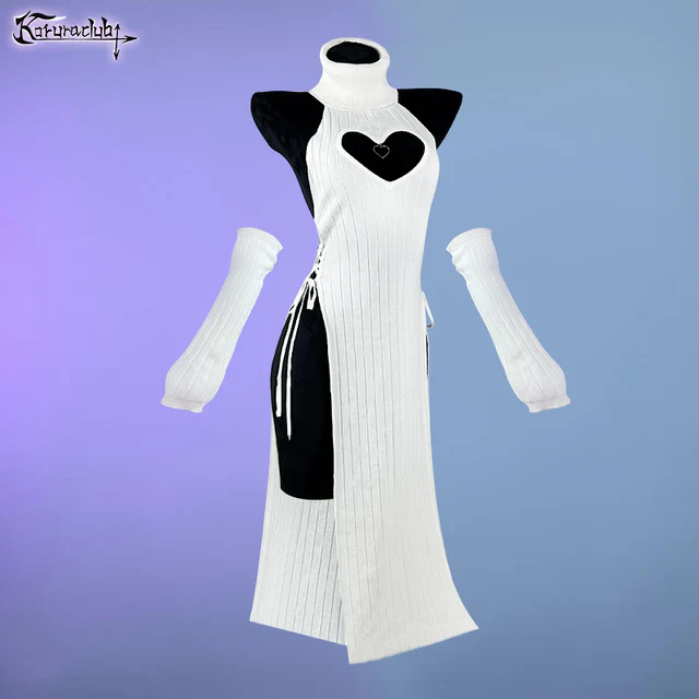 Plus Size Heart-Shaped Cheongsam KO59 - Image 8