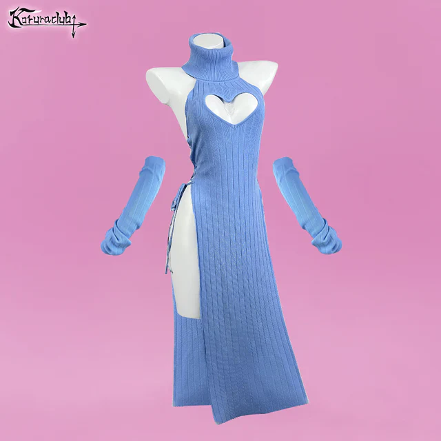 Plus Size Heart-Shaped Cheongsam KO59 - Image 9