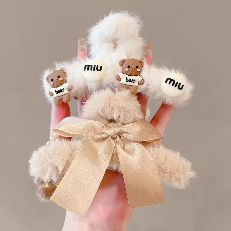 Plush cute hairpin headdress   HA1860 - Image 3