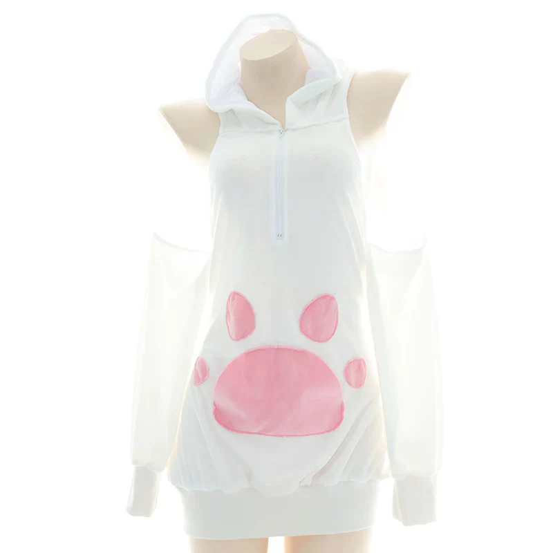 Plush hooded girl costume   HA2101 - Image 4
