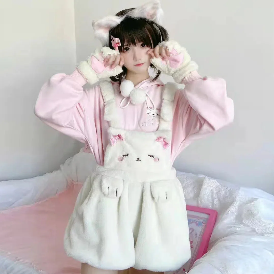 Plush hoodie + plush pants two-piece set HA1176 - Image 3