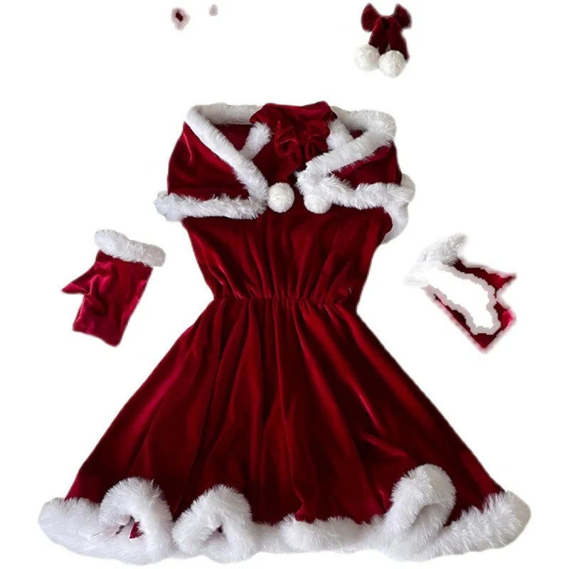 Plush velvet dress   HA1305 - Image 5