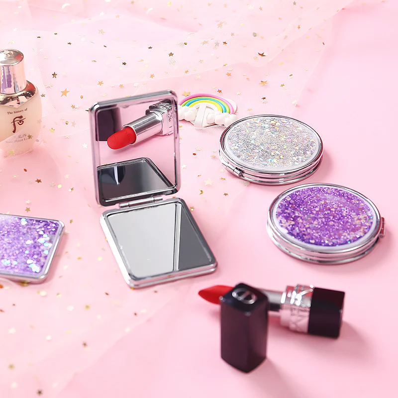 Portable Folding Makeup Mirror   HA0132 - Image 2