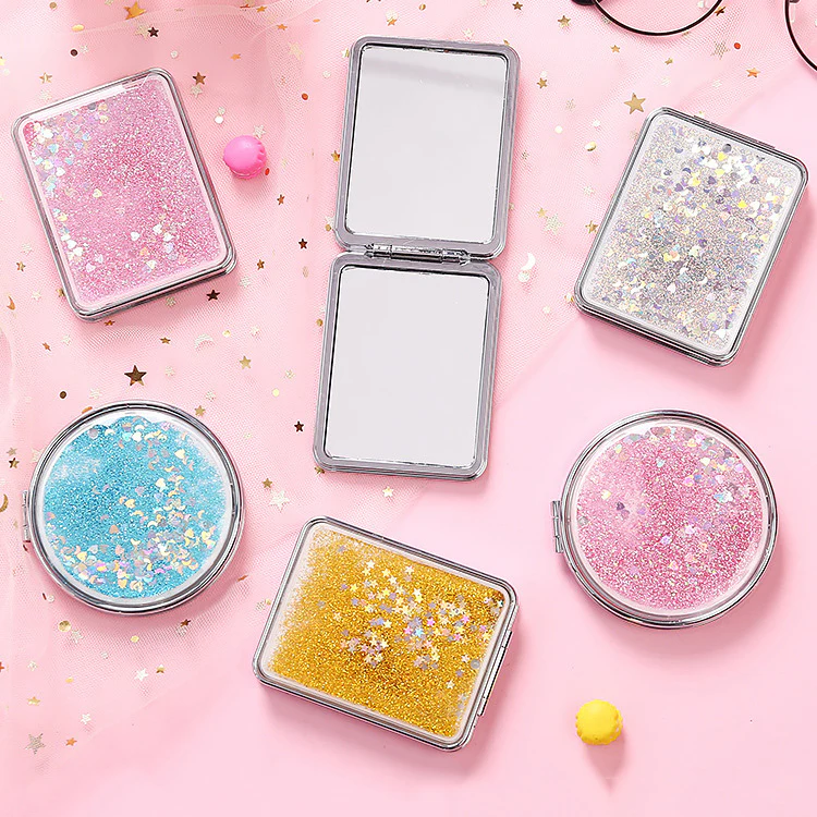 Portable Folding Makeup Mirror   HA0132 - Image 3