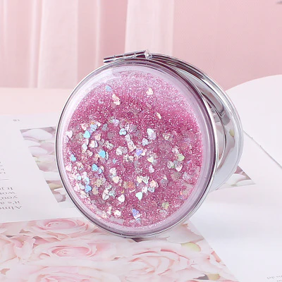 Portable Folding Makeup Mirror   HA0132 - Image 5