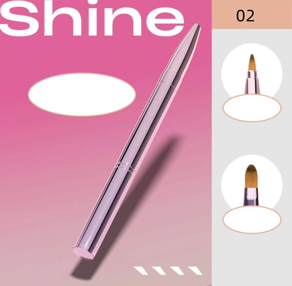 Portable retractable lip brush   HA0101 - Image 4