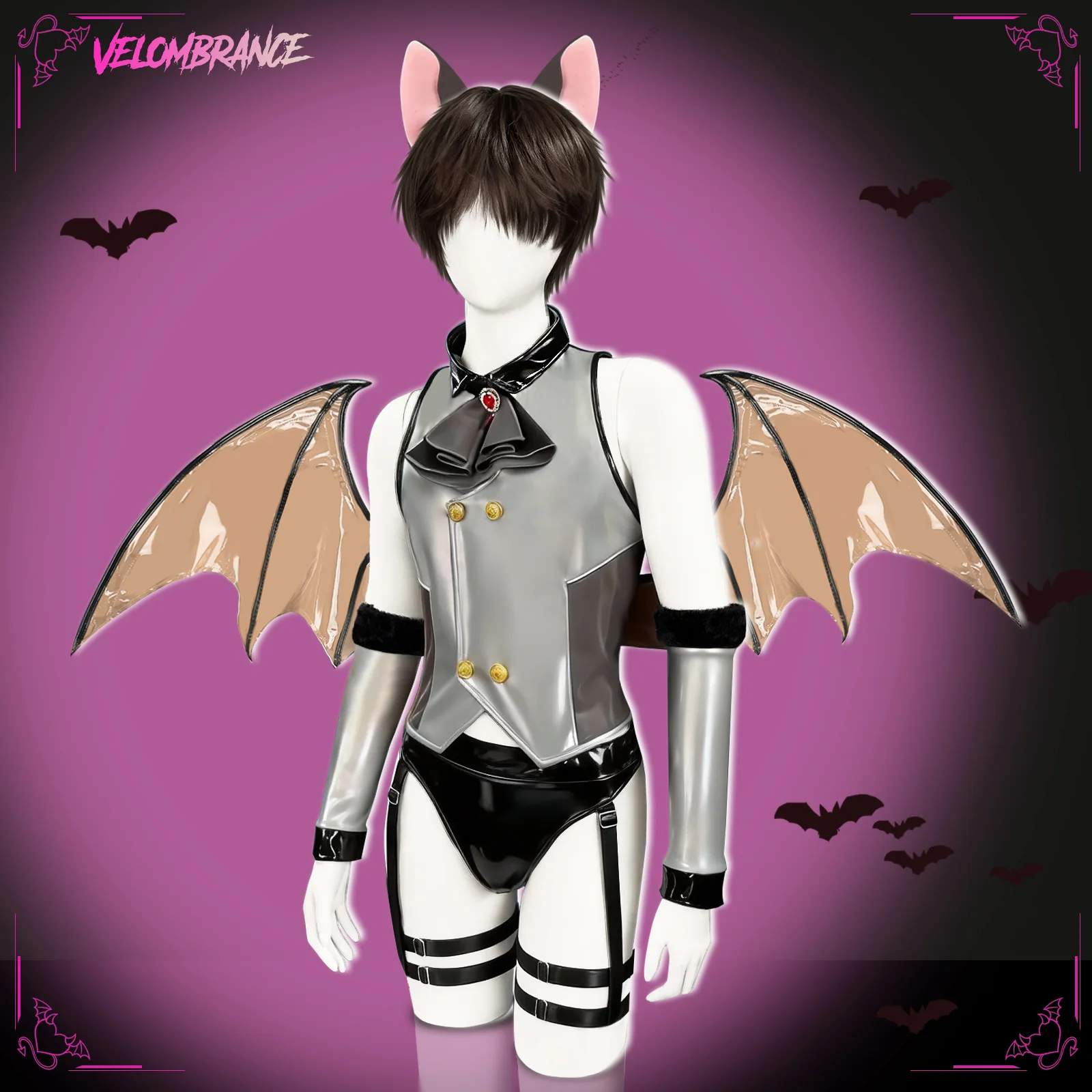 Bat Bodysuit (4-Piece Set) AS11 - Image 2