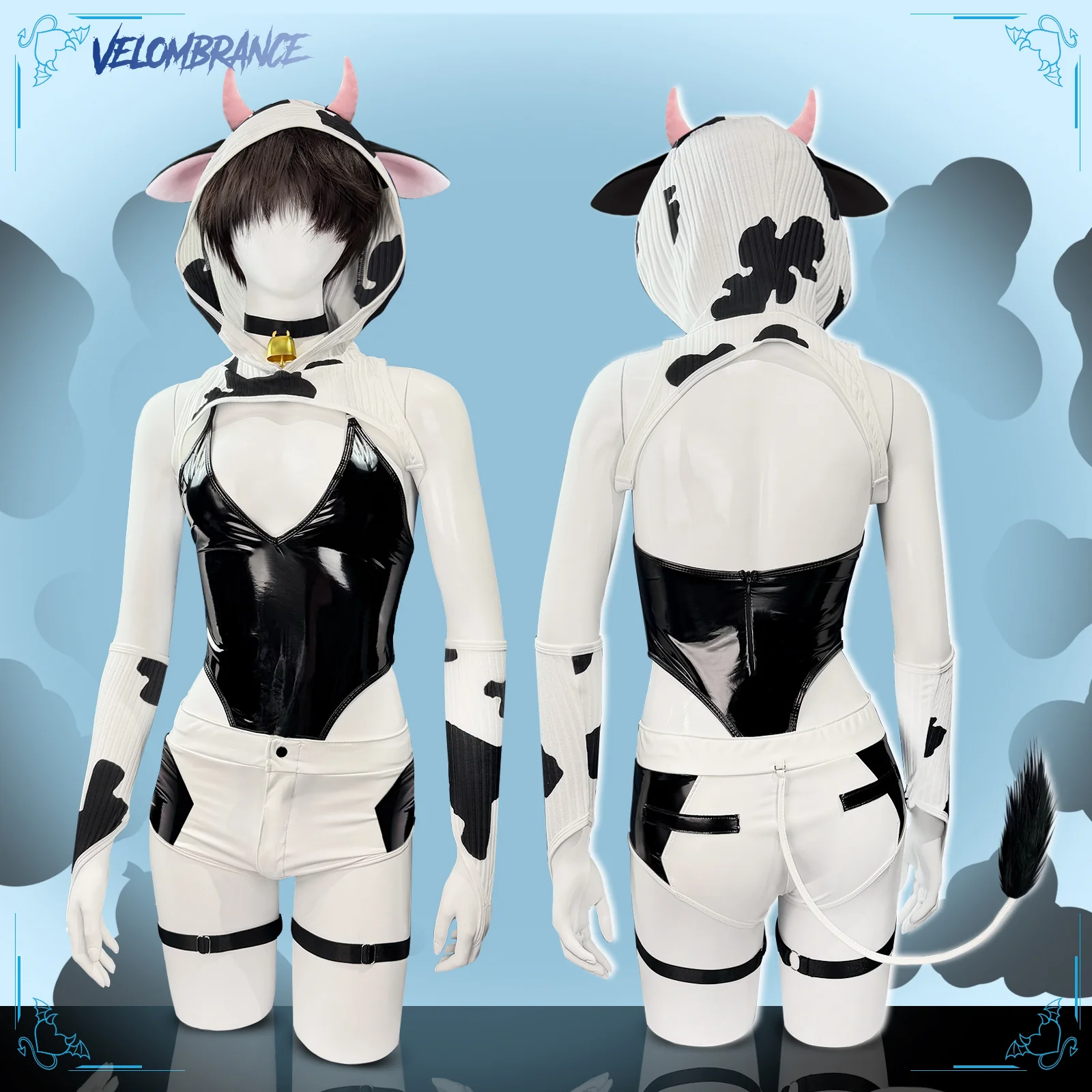 Cow Bodysuit (6-Piece Set) AS42 - Image 3