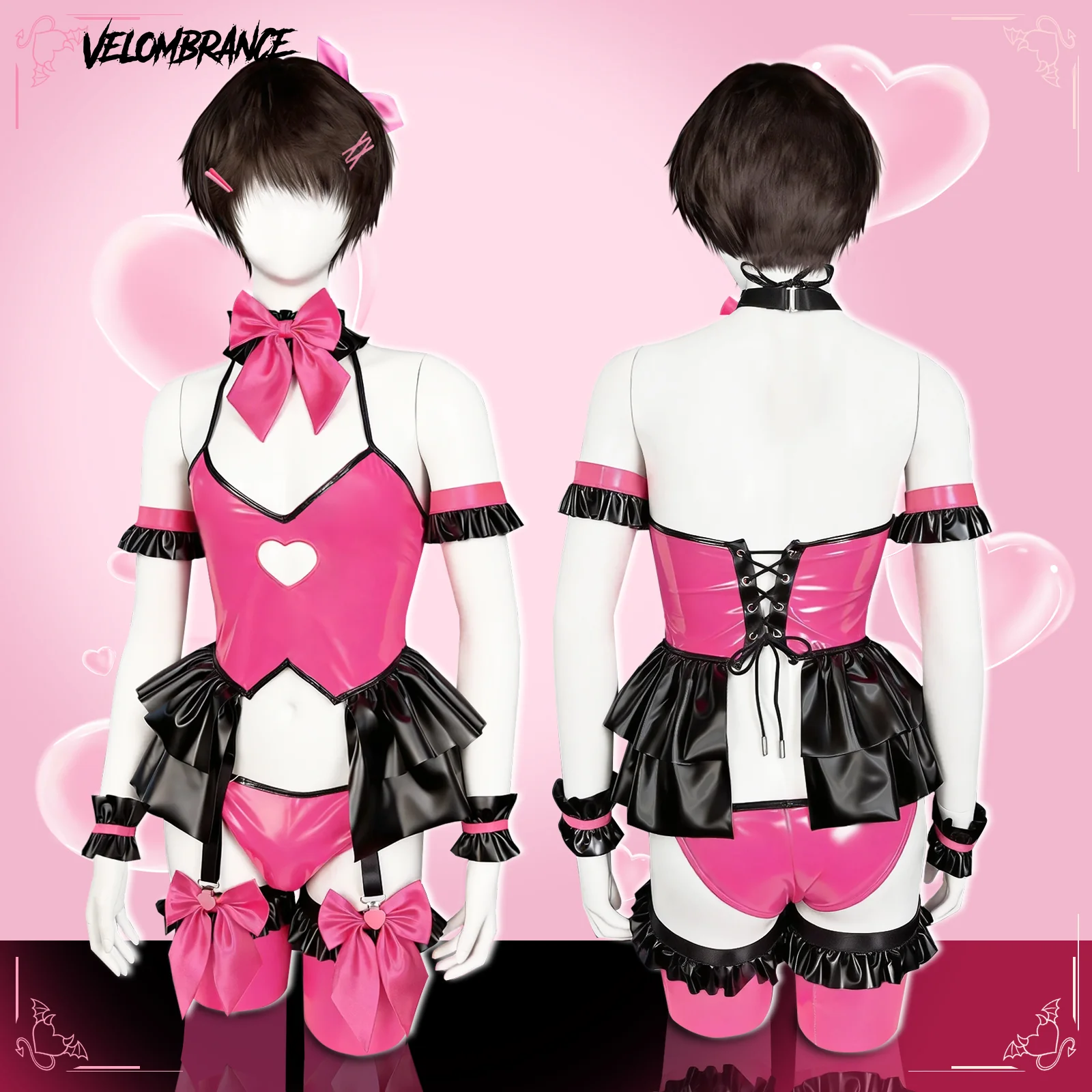 Cos Pink Heart Set (6-Piece Set) AS35 - Image 3
