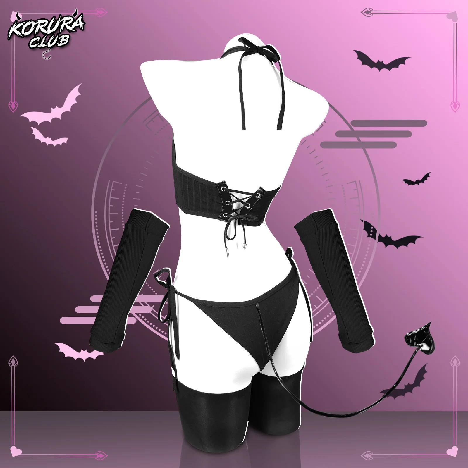 Pre-sale Cosplay Bat Nurse Lingerie KO142 - Image 4