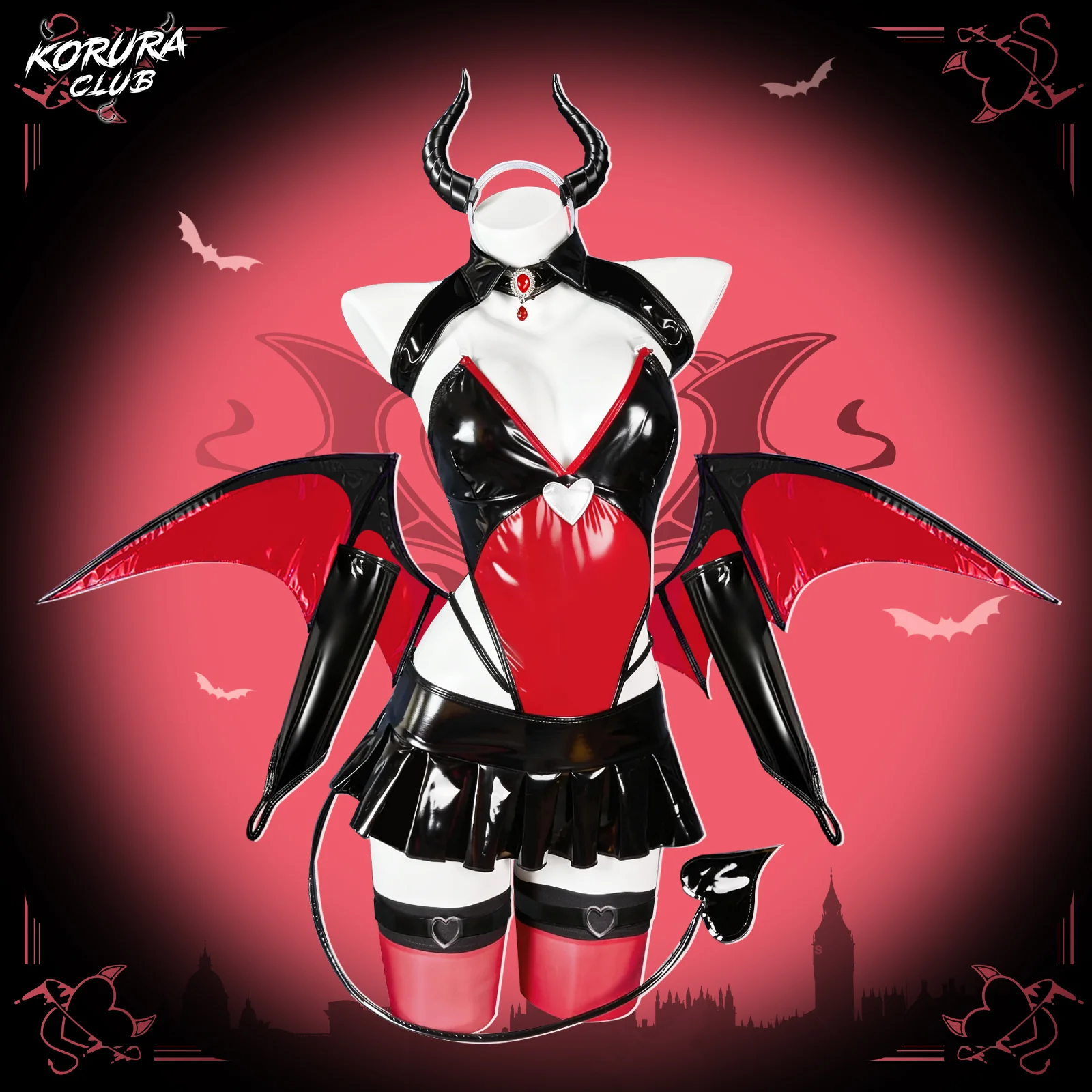 Cosplay Crimson Devil Costume KO121 - Image 2