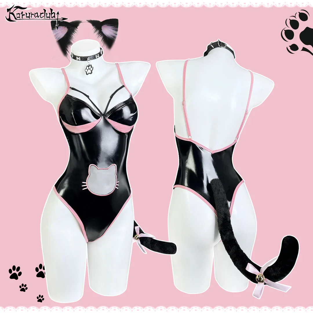 Cute Cat Bodysuit Lingerie HA2913 - Image 4
