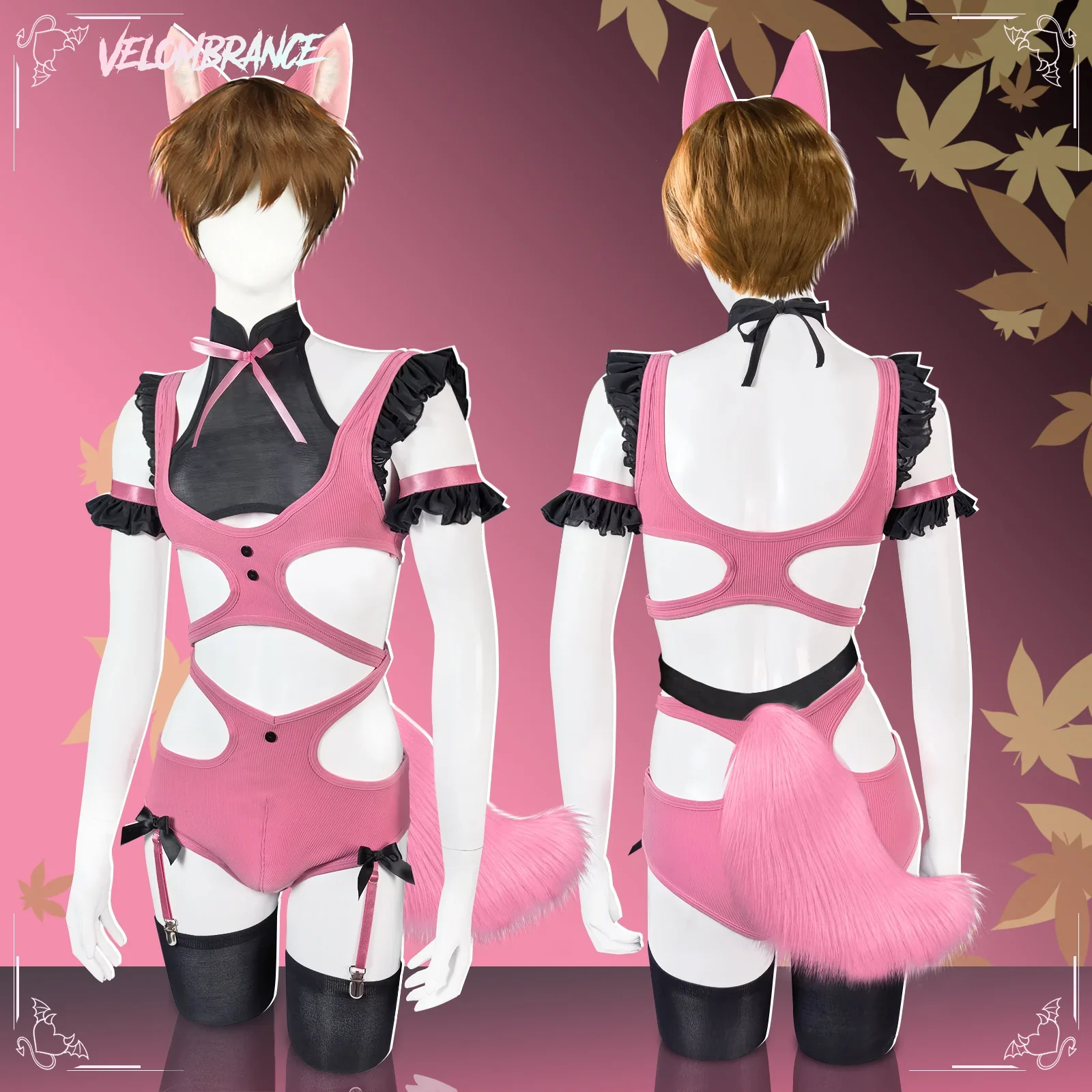 Pre-sale Fox Femboy Set (5-Piece Set) AS53 - Image 2