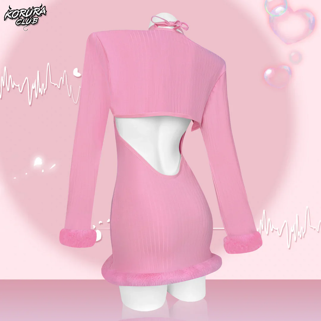 Heart-Trimmed Frayed Skirt KO116 - Image 10