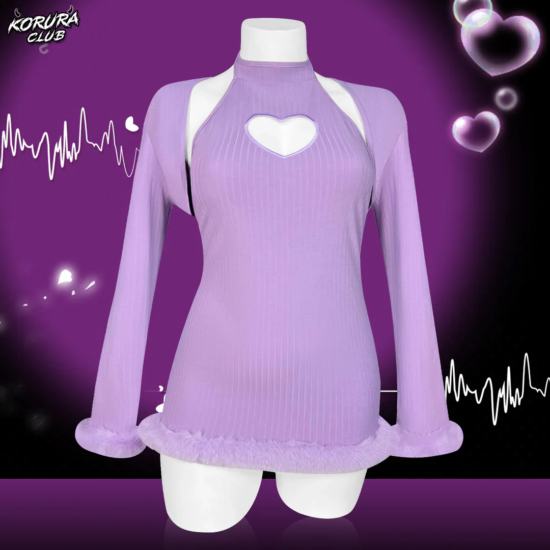 Heart-Trimmed Frayed Skirt KO116 - Image 11