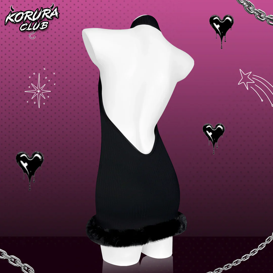 Heart-Trimmed Frayed Skirt KO116 - Image 4