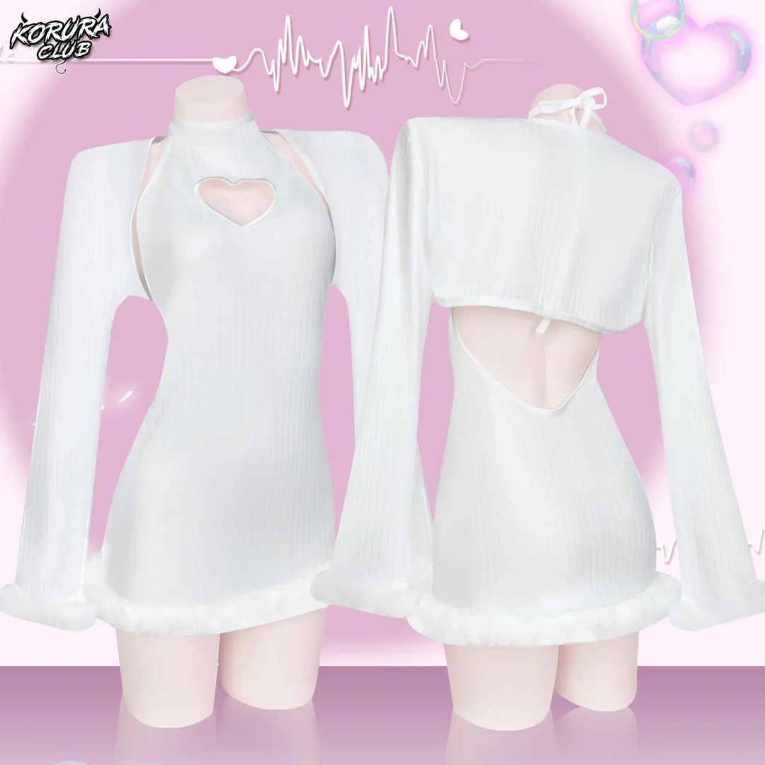Heart-Trimmed Frayed Skirt KO116 - Image 6