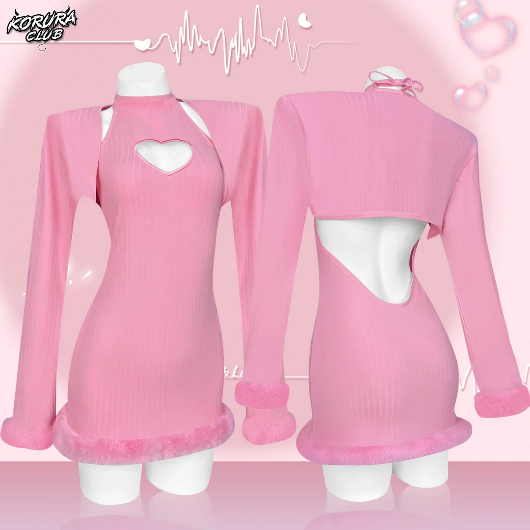Heart-Trimmed Frayed Skirt KO116 - Image 8
