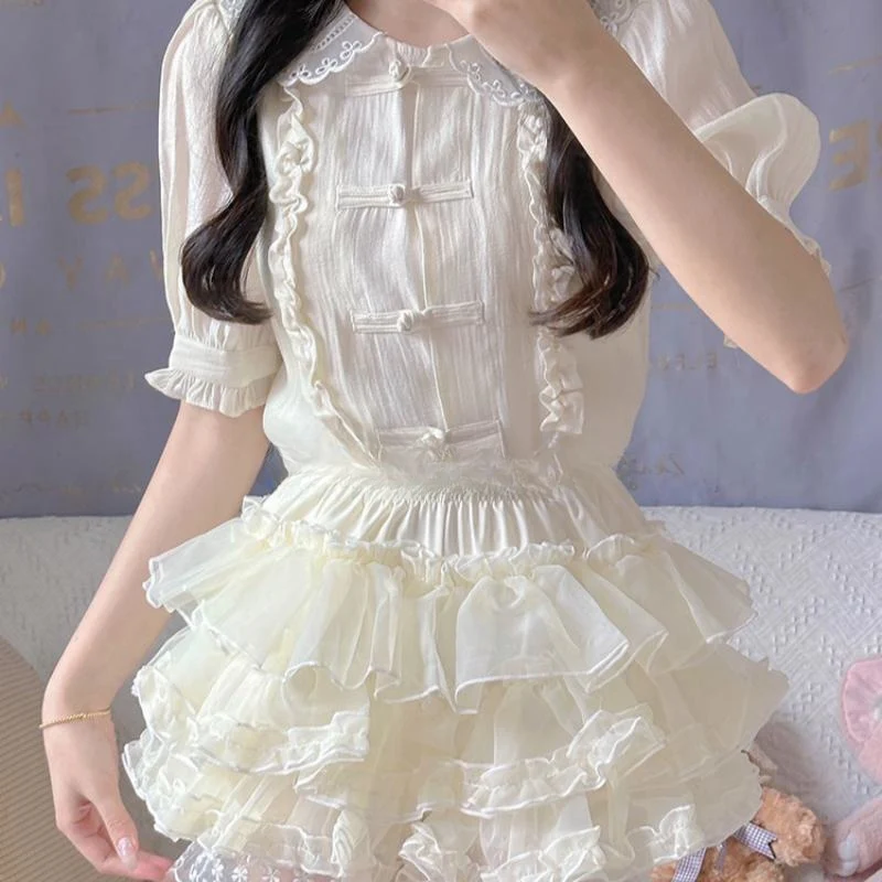 Pumpkin Hakama Cake Skirt   HA2193 - Image 2